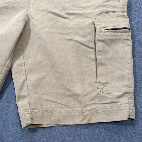 Columbia GRT Mens Khaki Cargo Shorts Size Small Outdoor Wear Polyester/Cotton - Picture 7 of 16